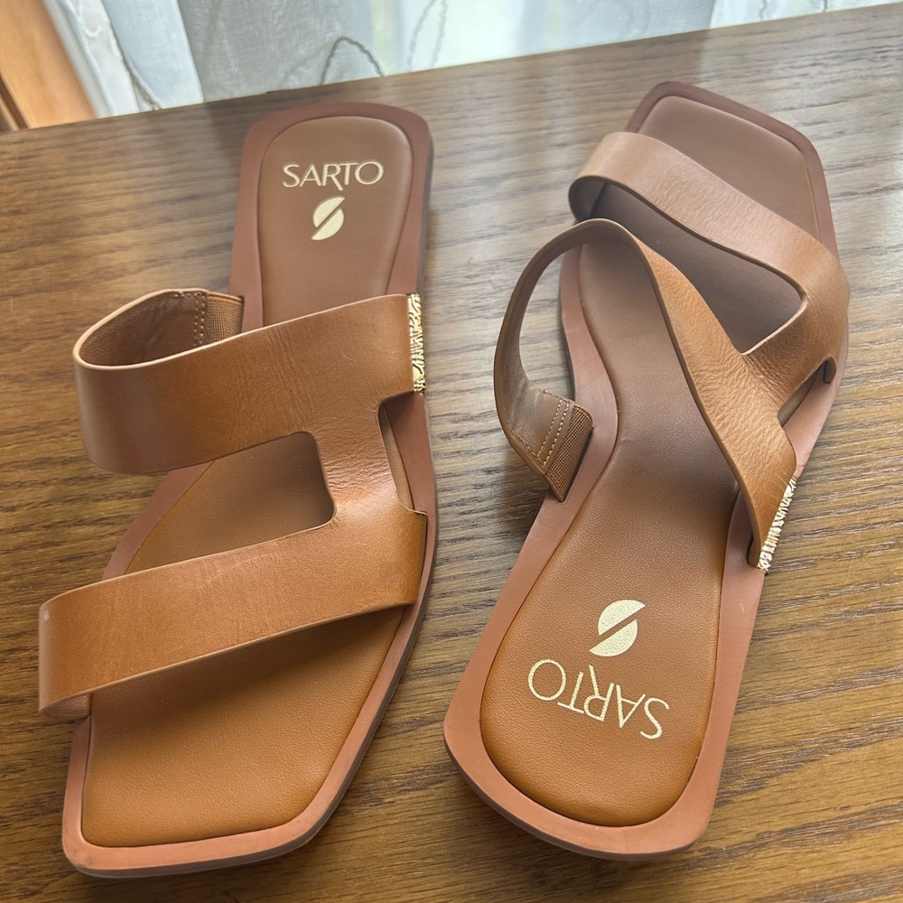 EUC 8.5 Sarto by Franco Sarto Emily Slide Sandal